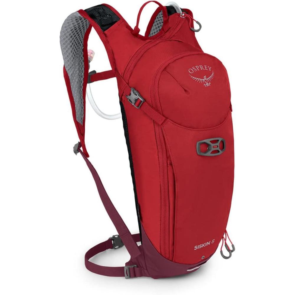 imageOsprey Siskin 8L Mens Biking Backpack with Hydraulics Reservoir Ultimate RedUltimate Red
