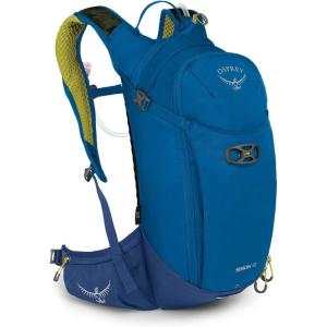 Osprey Siskin 8L Men’s Biking Backpack with Hydraulics Reservoir, Ultimate Red(Postal Blue)