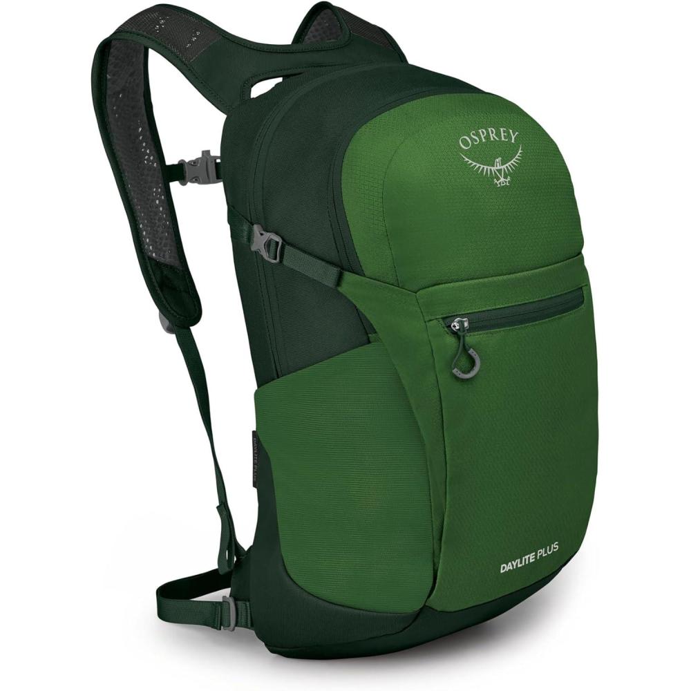 imageOsprey Daylite Plus Commuter Backpack  Lightweight Everyday Pack with Laptop Sleeve and Water Bottle Pockets  Ideal for Work School and Travel with Versatile Storage Options Wave BlueGreen BeltGreen Canopy