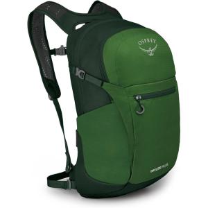 Osprey Daylite Plus Commuter Backpack – Lightweight, Everyday Pack with Laptop Sleeve and Water Bottle Pockets – Ideal for Work, School, and Travel with Versatile Storage Options, Wave Blue(Green Belt/Green Canopy)