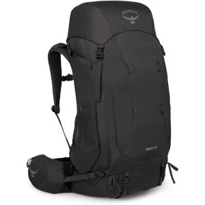 Osprey Volt 65L Men’s Backpacking Backpack, Muted Space Blue, Extended Fit(Mamba Black)